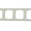 Mutlusan Daria 4-fach Rahmen Horizontal Weiss Für 4 Module