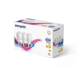 Nordlux 3er-Set LED Lampe E27 6,8W 2700K Warmweiss Weiss 5181021323