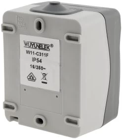 NUQUI Feuchtraum Steckdose IP54, Aufputz, 250V~/ 16A -Philips Store nuqui feuchtraum steckdose ip54 aufputz 250v 16a3