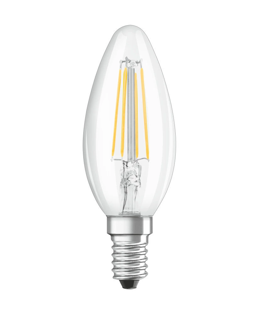 OSRAM LED Kerze Retrofit B40 4.5W E14 Klar Filament Tageslichtweiss Wie 40W 1 OSRAM LED Kerze Retrofit B40 4.5W E14 Klar Filament Tageslichtweiss Wie 40W
