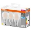 OSRAM LED Lampe BASE Classic 3er-Pack Filament Matt E27 7,5W 1055Lm Neutralweiss 4000K Wie 75W