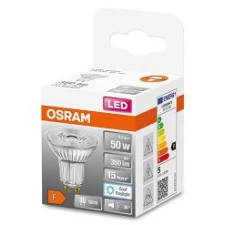 OSRAM LED Spot PAR16 STAR GU10 RG1 4,3W 350Lm Tageslichtweiss 6500K 36° Wie 50W
