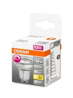 Osram PARATHOM PAR16 120° 8.3W Warmweiss GU10 Ra90 Dimmbar 4058075433687 Wie 80W -Philips Store osram parathom par16 120 83w warmweiss gu10 ra90 dimmbar 4058075433687 wie 80w3