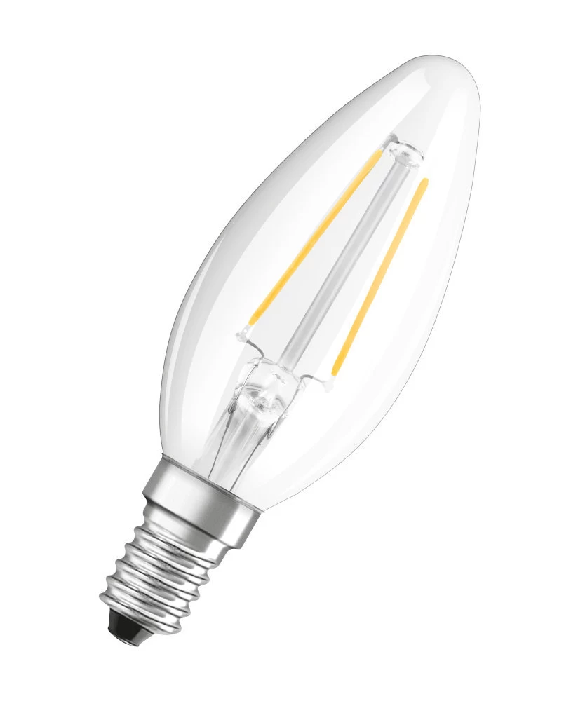 OSRAM Retrofit E14 LED Kerze 2,5W B25 Filament Klar Neutralweiss Wie 25W 1 OSRAM Retrofit E14 LED Kerze 2,5W B25 Filament Klar Neutralweiss Wie 25W
