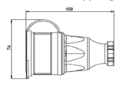 PCE Kupplung Schutzkontaktkupplung Vollgummi 250V Mit Deckel IP54 2521-sr -Philips Store pce kupplung schutzkontaktkupplung vollgummi 250v mit deckel ip54 2521 sr4