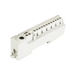 Pollmann Steckbare Abzweigklemme Für Tragschienen A14-S Grau