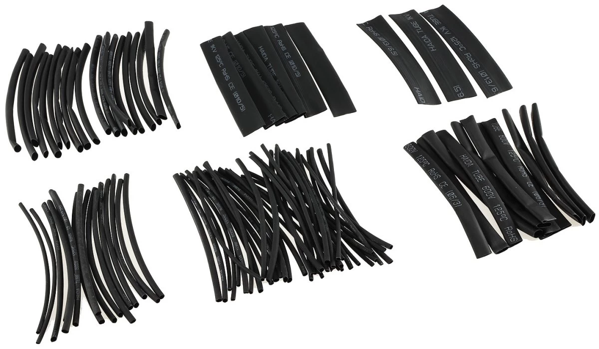 Schrumpfschlauch-Sortiment, 100-teilig In Praktischer Box, Schwarz 5 Schrumpfschlauch-Sortiment, 100-teilig In Praktischer Box, Schwarz – Bild 5