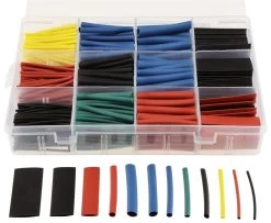 Schrumpfschlauch-Sortiment, 560-teilig In Plastikbox, Ratio 2:1, Bunt