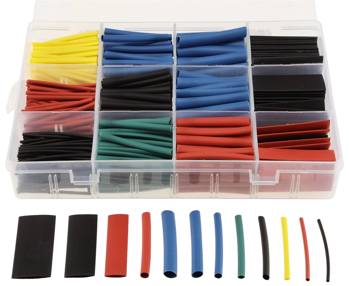 Schrumpfschlauch-Sortiment, 560-teilig In Plastikbox, Ratio 2:1, Bunt 1 Schrumpfschlauch-Sortiment, 560-teilig In Plastikbox, Ratio 2:1, Bunt