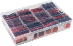 Schrumpfschlauch-Sortiment, 560-teilig In Plastikbox, Ratio 2:1, Schwarz + Rot -Philips Store schrumpfschlauch sortiment 560 teilig in plastikbox ratio 21 schwarz rot5