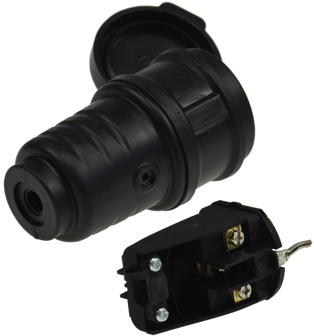 Schutzkontakt-Gummikupplung Für Außen Schutzkappe, 250V/16A, IP44 3 Schutzkontakt-Gummikupplung Für Außen Schutzkappe, 250V/16A, IP44 – Bild 3