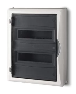 Sicherungskasten Verteilerkasten 24 Module Aufputz IP40