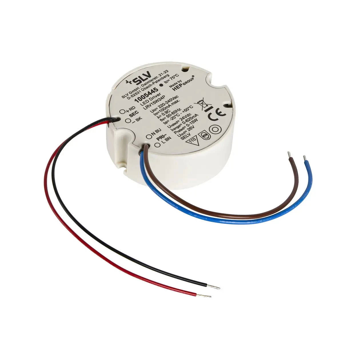 SLV 1005445 LED Netzteil Doseneinbau 15W 24V 1 SLV 1005445 LED Netzteil Doseneinbau 15W 24V