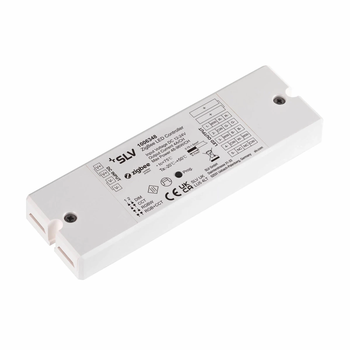 SLV 1006348 Controller, CCT RGBW 12-24V Smart ZigBee 3.0 1 SLV 1006348 Controller, CCT RGBW 12-24V Smart ZigBee 3.0