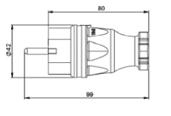 Stecker Schutzkontaktstecker Vollgummi 2xErdung IP44 PCE 0522-sr 5 Stecker Schutzkontaktstecker Vollgummi 2xErdung IP44 PCE 0522-sr -Philips Store stecker schutzkontaktstecker vollgummi 2xerdung ip44 pce 0522 sr3