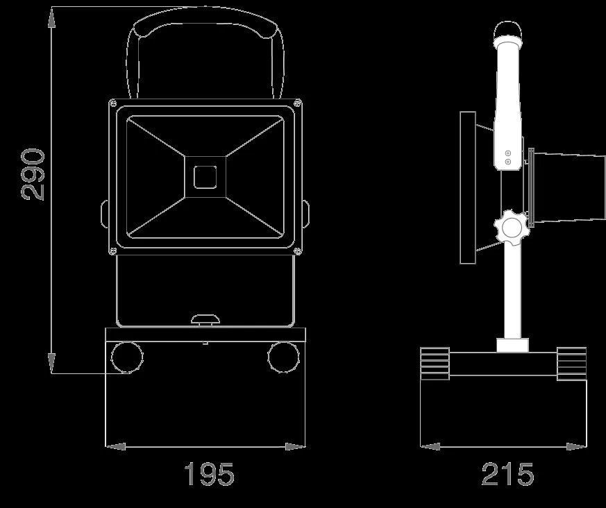 Synergy 21 LED AKKU Baustrahler 20W Grün/kaltweiß 2 Synergy 21 LED AKKU Baustrahler 20W Grün/kaltweiß – Bild 2