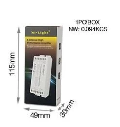 Synergy 21 LED Controller 5-Channel Amplifier *Milight/Miboxer* -Philips Store synergy 21 led controller 5 channel amplifier milight miboxer3