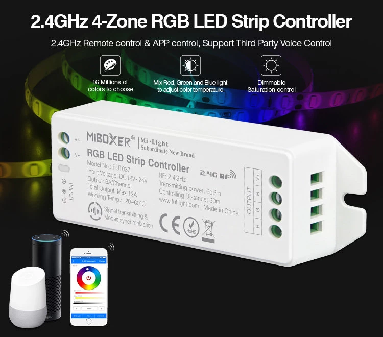 Synergy 21 LED Controller RGB DC12/24V *Milight/Miboxer* 1 Synergy 21 LED Controller RGB DC12/24V *Milight/Miboxer*