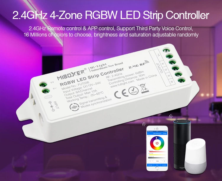 Synergy 21 LED Controller RGB-W DC12/24V *Milight/Miboxer* 1 Synergy 21 LED Controller RGB-W DC12/24V *Milight/Miboxer*