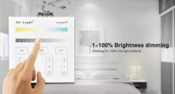 Synergy 21 LED Fernbedienung Smart Panel Dual White (CCT) 4-Zonen *Milight/Miboxer* -Philips Store synergy 21 led fernbedienung smart panel dual white cct 4 zonen milight miboxer9