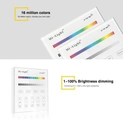 Synergy 21 LED Fernbedienung Smart Panel RGB/RGB-W 4 Zonen *Milight/Miboxer* -Philips Store synergy 21 led fernbedienung smart panel rgb rgb w 4 zonen milight miboxer6