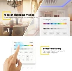Synergy 21 LED Fernbedienung Smart Panel RGB/RGB-W 4 Zonen *Milight/Miboxer* -Philips Store synergy 21 led fernbedienung smart panel rgb rgb w 4 zonen milight miboxer7