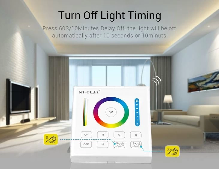 Synergy 21 LED Fernbedienung Smart Panel RGB-WW (RGB-CCT) *Milight/Miboxer* 4 Synergy 21 LED Fernbedienung Smart Panel RGB-WW (RGB-CCT) *Milight/Miboxer* – Bild 4