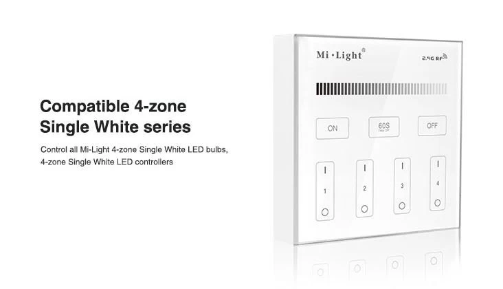 Synergy 21 LED Fernbedienung Smart Panel Single Color 4 Zonen *Milight/Miboxer* 7 Synergy 21 LED Fernbedienung Smart Panel Single Color 4 Zonen *Milight/Miboxer* – Bild 7