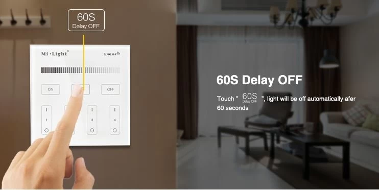 Synergy 21 LED Fernbedienung Smart Panel Single Color 4 Zonen *Milight/Miboxer* 8 Synergy 21 LED Fernbedienung Smart Panel Single Color 4 Zonen *Milight/Miboxer* – Bild 8