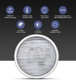 Synergy 21 LED LoRa (433MHZ) PAR56 Pool Light 27W RGB+CCT *Milight/Miboxer* -Philips Store synergy 21 led lora 433mhz par56 pool light 27w rgbcct milight miboxer3