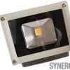 Synergy 21 LED Spot Outdoor Baustrahler 10W Graues Gehäuse - Gelb V2