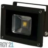 Synergy 21 LED Spot Outdoor Baustrahler 10W Schwarzes Gehäuse - Rot V2