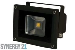 Synergy 21 LED Spot Outdoor Baustrahler 10W Schwarzes Gehäuse - Rot V2