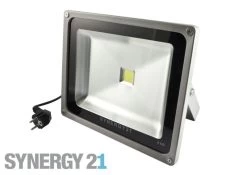 Synergy 21 LED Spot Outdoor Baustrahler 30W Schwarzes GehÀuse - Kaltweià V2