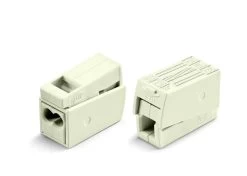 Wago 224-112 100x Verbindungsklemme 2-Leiter-Leuchtenklemme Weiss