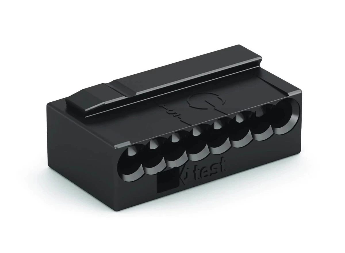 WAGO 243-208 50x Micro-Dosenklemme, 8 X 0,6 - 0,8 Mm Ø, Dunkelgrau 1 WAGO 243-208 50x Micro-Dosenklemme, 8 X 0,6 - 0,8 Mm Ø, Dunkelgrau